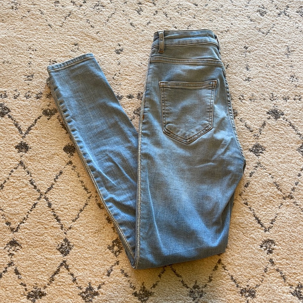 Zara Beaded Skinny Jeans